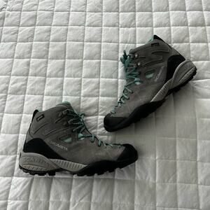 SCARPA Boots Shoes Daylite GTX Blue Gray Hiking Climbing Outdoor MEN 6 WOMEN 7